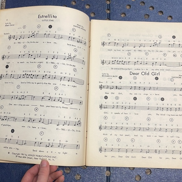 1963 music for portable chord organs vintage music book - Picture 10 of 13